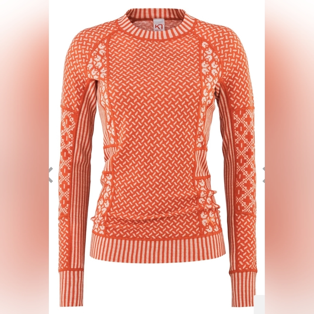NEW Kari Traa Women's Smekker Long Sleeve Baselayer wool Top